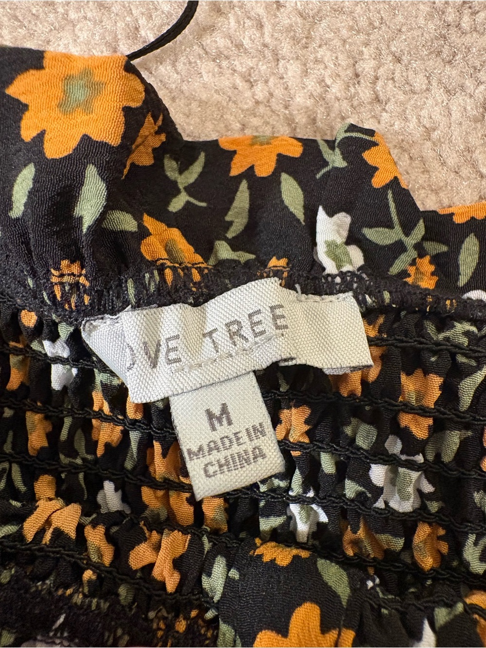 Women’s Love Tree off the shoulder top size M - Picture 5 of 8